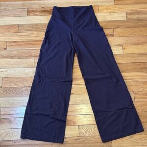 Athleta Dark Purple Elation Wide-Leg Pants